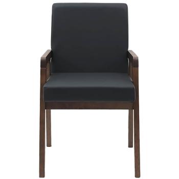 Esszimmerstühle mit Kissen 2 Stk. Braun Massivholz Gummibaum