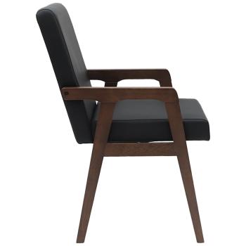 Esszimmerstühle mit Kissen 2 Stk. Braun Massivholz Gummibaum