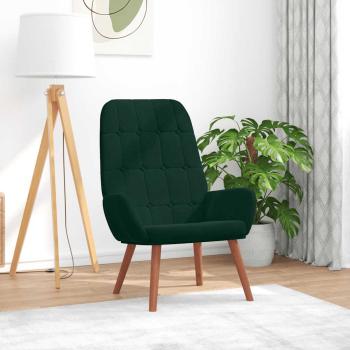 ARDEBO.de - Relaxsessel Dunkelgrün Samt