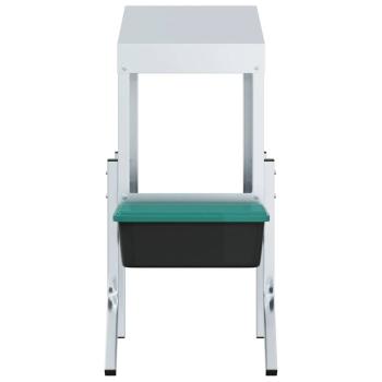 Hühner-Nistkasten 1 Abteil mit Beinen Verzinkter Stahl