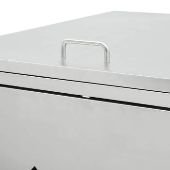 Mülltonnenbox für 2 Tonnen 240 L Edelstahl
