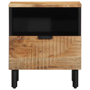 Nachttisch 40x33x46 cm Massivholz Akazie