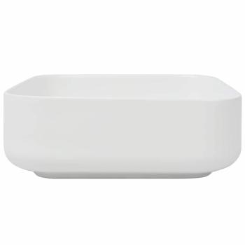 Waschbecken Quadratisch Keramik Wei? 39x39x13,5 cm