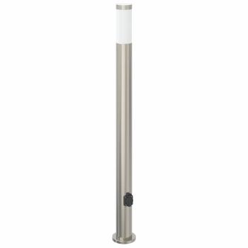 Pollerleuchte mit Auslass 110 cm Edelstahl IP44