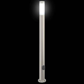 Pollerleuchte mit Auslass 110 cm Edelstahl IP44