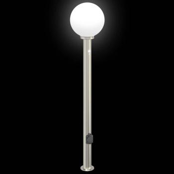 Pollerleuchten mit Sensor&Steckdose 3 Stk. 120 cm Edelstahl IP44