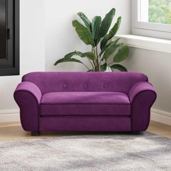 ARDEBO.de - Hundesofa Burgunderrot 72x45x30 cm Plüsch