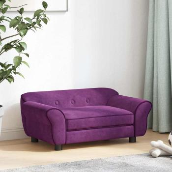 Hundesofa Burgunderrot 72x45x30 cm Plüsch