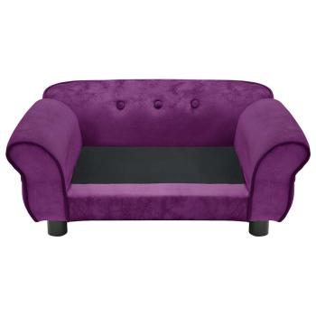 Hundesofa Burgunderrot 72x45x30 cm Plüsch