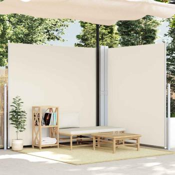 ARDEBO.de - Seitenmarkise Ausziehbar Creme 200x600 cm