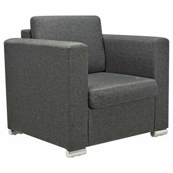 Sessel Dunkelgrau Stoff