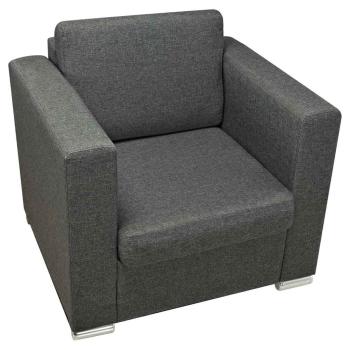 Sessel Dunkelgrau Stoff