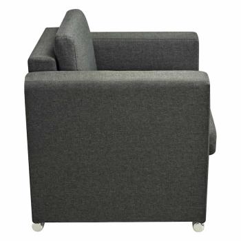 Sessel Dunkelgrau Stoff