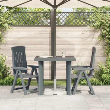 Gartentisch Grün 80x75x72 cm Kunststoff