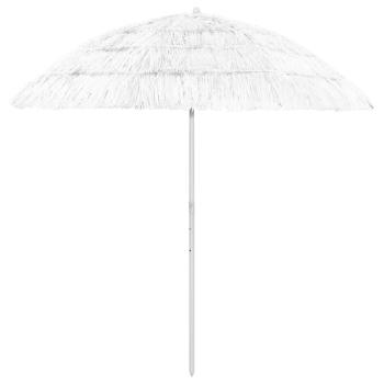 ARDEBO.de - Sonnenschirm Hawaii Weiß 240 cm