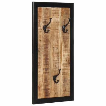 ARDEBO.de - Garderobe 40x2x80 cm Raues Massivholz Mango