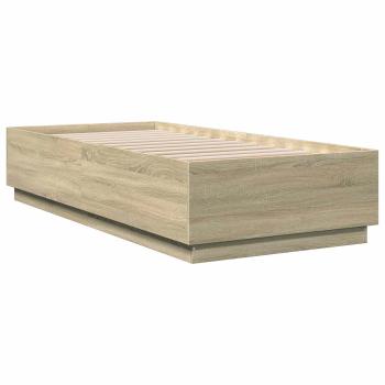 Bettrahmen Sonoma-Eiche 80 x 200 cm Holzwerkstoff