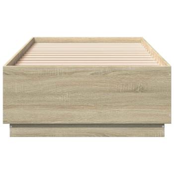 Bettrahmen Sonoma-Eiche 80 x 200 cm Holzwerkstoff