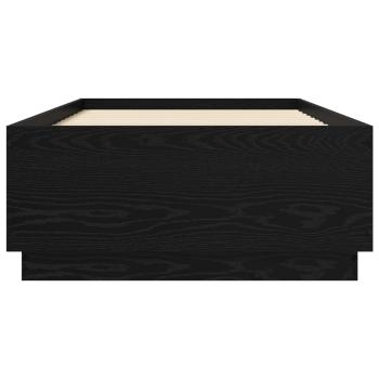 Bettrahmen Schwarze Eiche 80 x 200 cm Holzwerkstoff