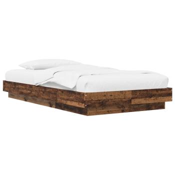 Bodenbettgestell Altholz 80 x 210 cm Holzwerkstoff