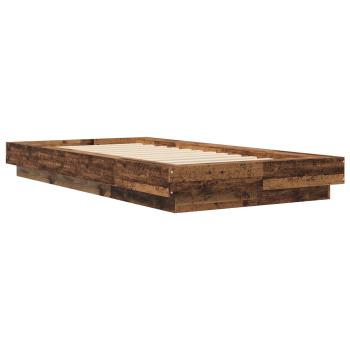 Bodenbettgestell Altholz 80 x 210 cm Holzwerkstoff