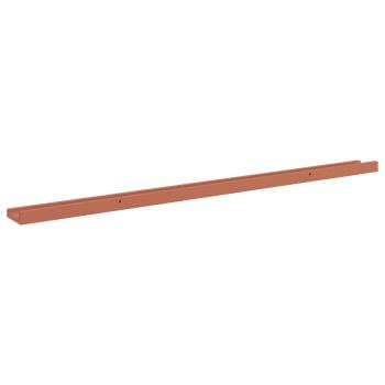 Wandregal Wandhalterung 4 Stk. Rot 115 x 9 x 3 cm Holzwerkstoff