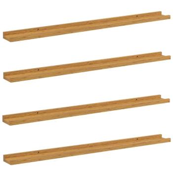 Wandregal 4 stk. Beige 100 x 9 x 3 cm Holzwerkstoff