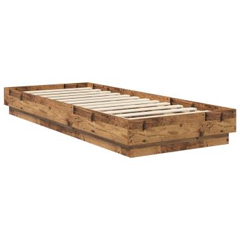 Bodenbettgestell Altholz 80 x 200 cm Holzwerkstoff