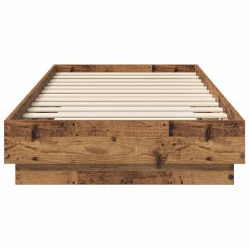 Bodenbettgestell Altholz 80 x 200 cm Holzwerkstoff
