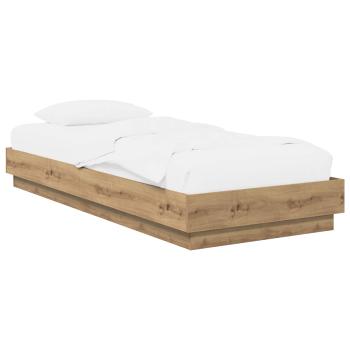 Bodenbettgestell Artisan-Eiche 80 x 200 cm Holzwerkstoff