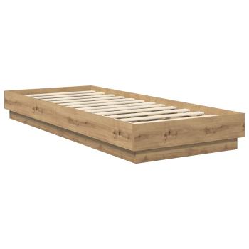 Bodenbettgestell Artisan-Eiche 80 x 200 cm Holzwerkstoff