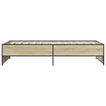 Bettrahmen Sonoma-Eiche 80 x 200 cm Holzwerkstoff
