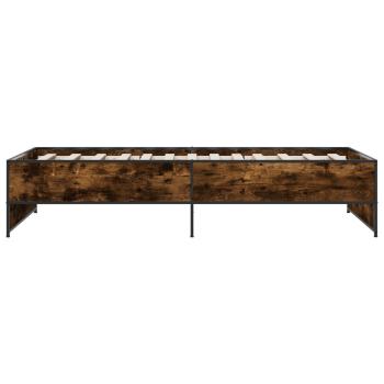 Bettrahmen Geräucherte Eiche 80 x 200 cm Holzwerkstoff