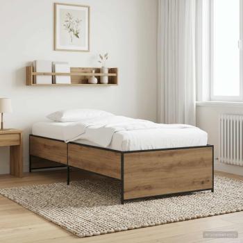 ARDEBO.de - Bettrahmen Artisan-Eiche 80 x 200 cm Holzwerkstoff