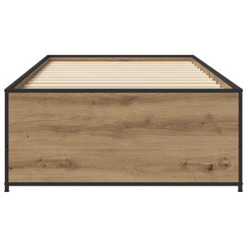Bettrahmen Artisan-Eiche 80 x 200 cm Holzwerkstoff