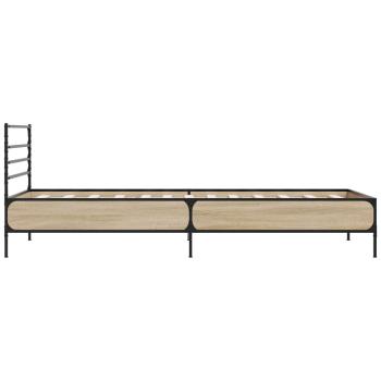 Bettrahmen Sonoma-Eiche 80 x 200 cm Holzwerkstoff