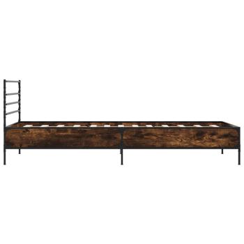 Bettrahmen Geräucherte Eiche 80 x 200 cm Holzwerkstoff