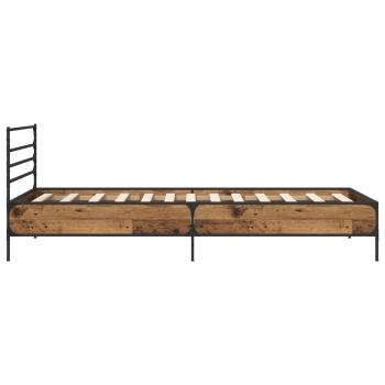Bettrahmen Altholz 80 x 200 cm Holzwerkstoff