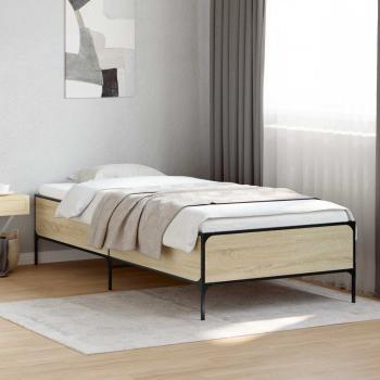 ARDEBO.de - Bettrahmen Sonoma-Eiche 80 x 200 cm Holzwerkstoff