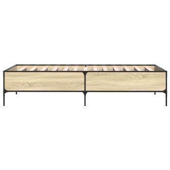 Bettrahmen Sonoma-Eiche 80 x 200 cm Holzwerkstoff