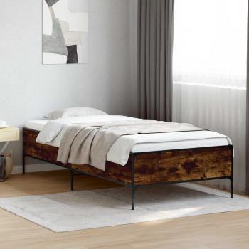 ARDEBO.de - Bettrahmen Raucharbe 80 x 200 cm Holzwerkstoff