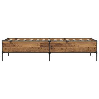 Bettrahmen Altholz 80 x 200 cm Holzwerkstoff
