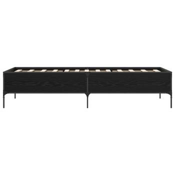 Bettrahmen Schwarze Eiche 80 x 200 cm Holzwerkstoff