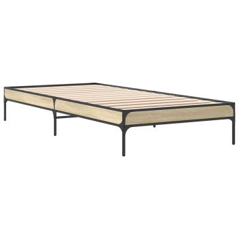 Bettrahmen Sonoma-Eiche 80 x 200 cm Holzwerkstoff