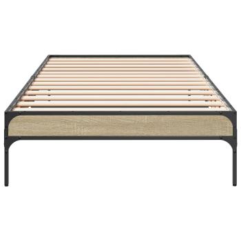 Bettrahmen Sonoma-Eiche 80 x 200 cm Holzwerkstoff