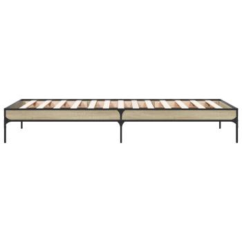 Bettrahmen Sonoma-Eiche 80 x 200 cm Holzwerkstoff