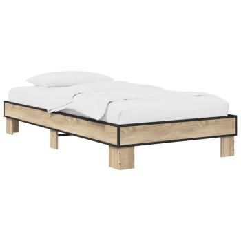 Bettrahmen Sonoma-Eiche 80 x 200 cm Holzwerkstoff