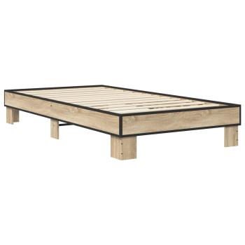 Bettrahmen Sonoma-Eiche 80 x 200 cm Holzwerkstoff