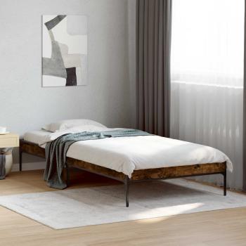 ARDEBO.de - Bettrahmen Raucharbe 80 x 200 cm Holzwerkstoff