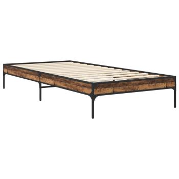 Bettrahmen Altholz 80 x 200 cm Holzwerkstoff